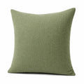 Dekokissen 45 x 45 cm grüner Strukturstoff für Sofa und Wohnbereich